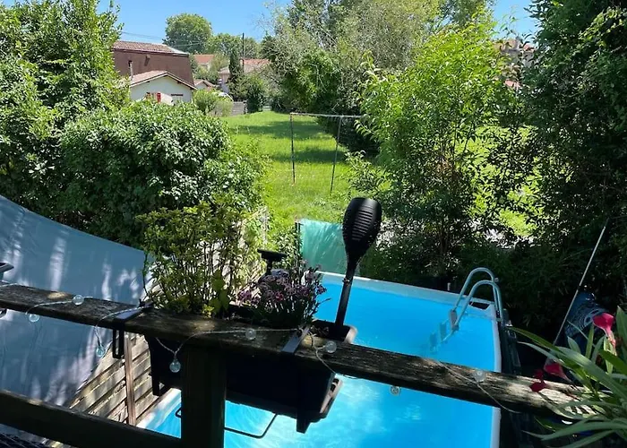 Parenthese Urbaine De Charme Avec Piscine Et Clim بوردو